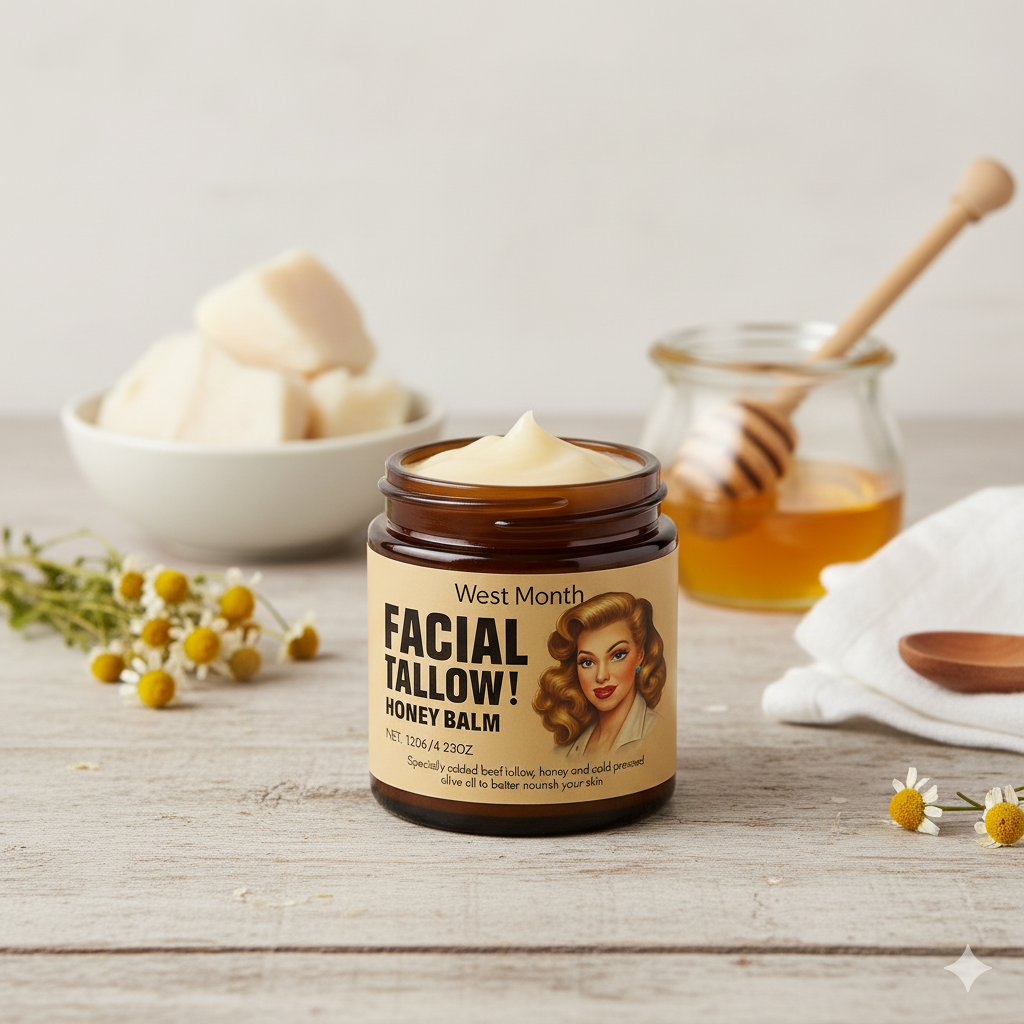 Tallow and Manuka Honey Face Balm